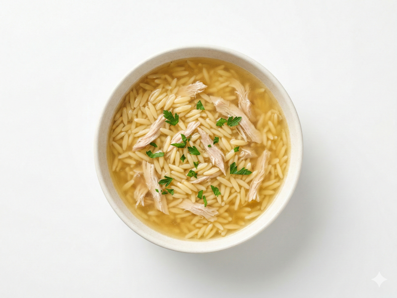 Arpa Sehriyeli Tavuk Suyu