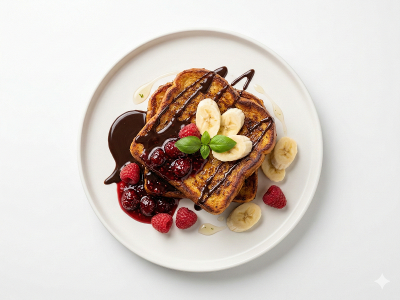 Feslegen Meyveli Tarcinli Fransiz Tostu