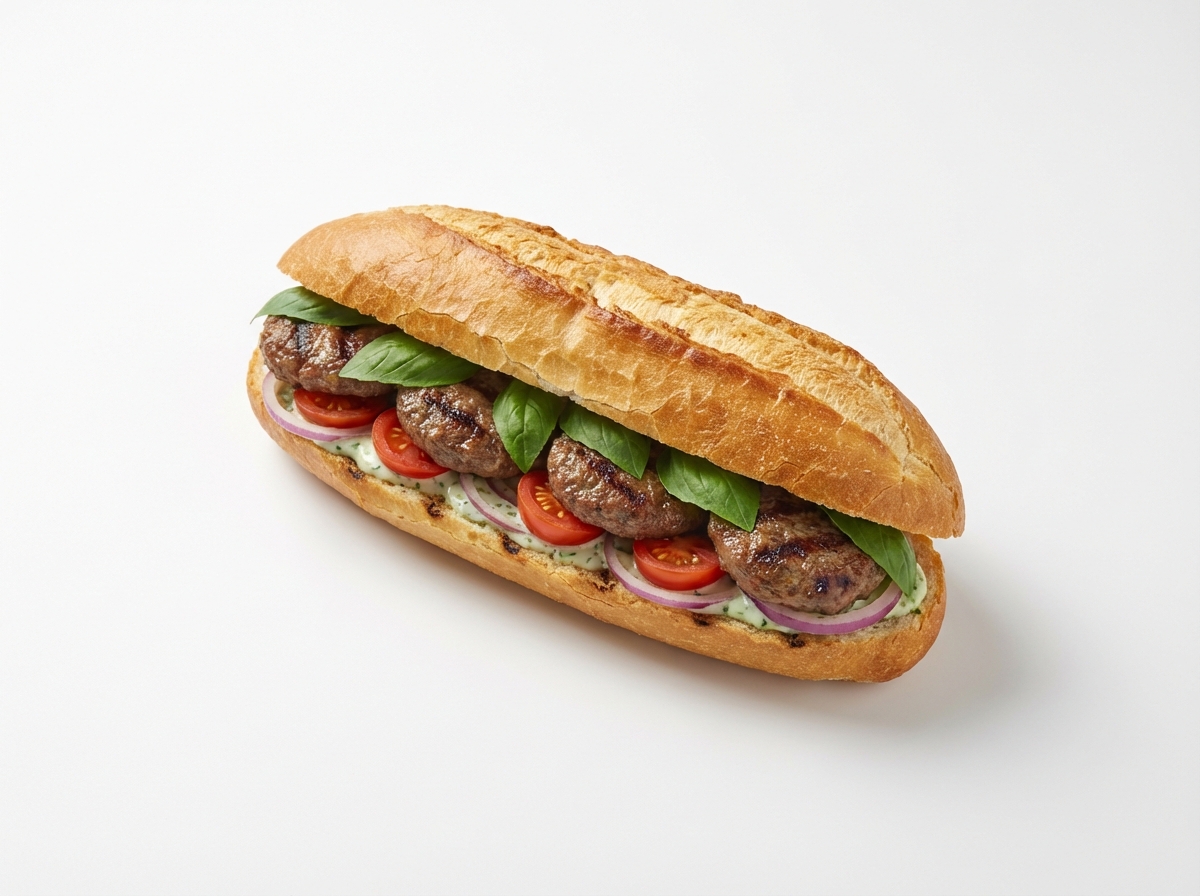 Feslegen Izgara Kofte Sandvic (120gr)